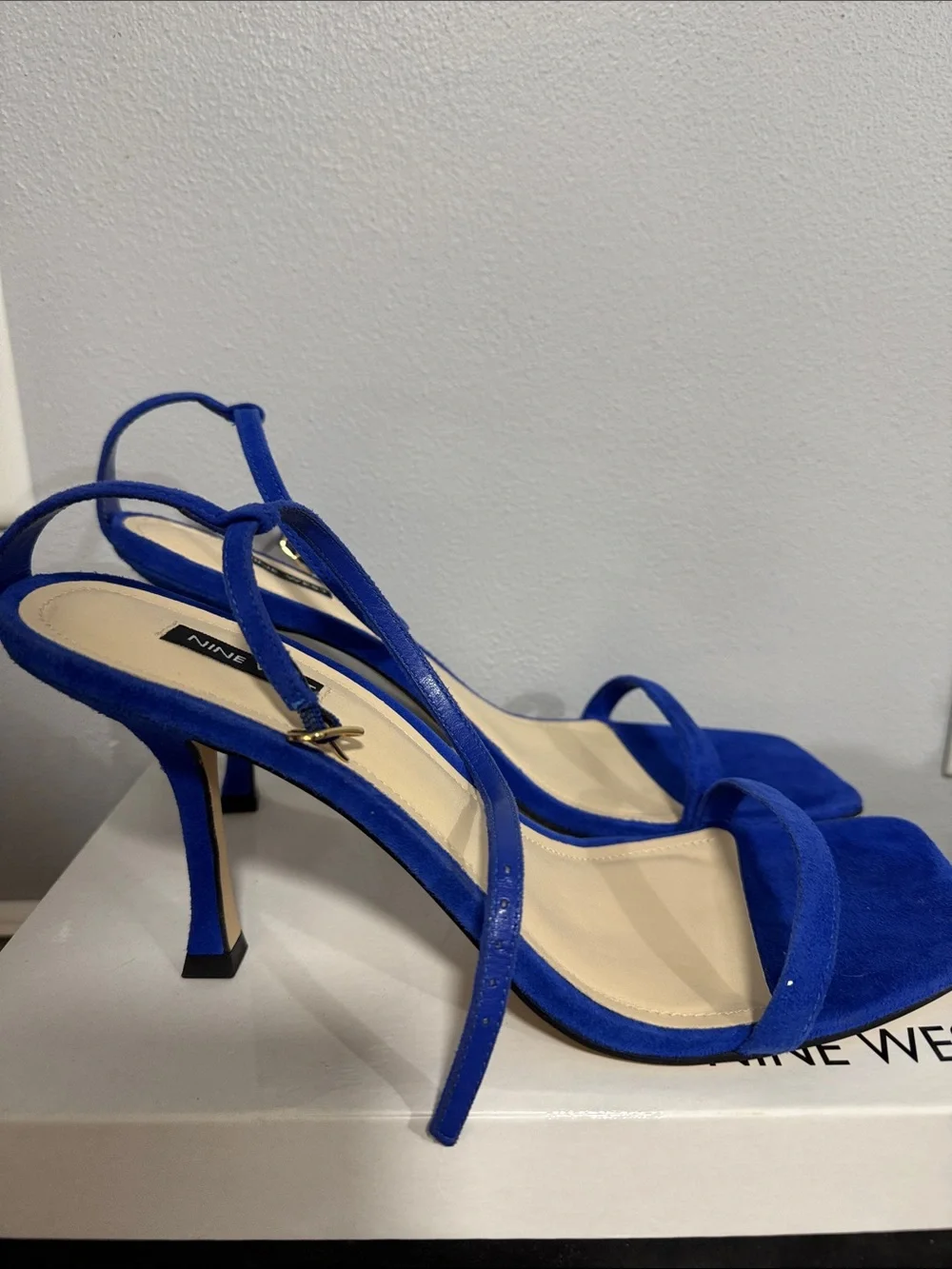 Nine West Yess Heels electric blue size 12 - Picture 6 of 12